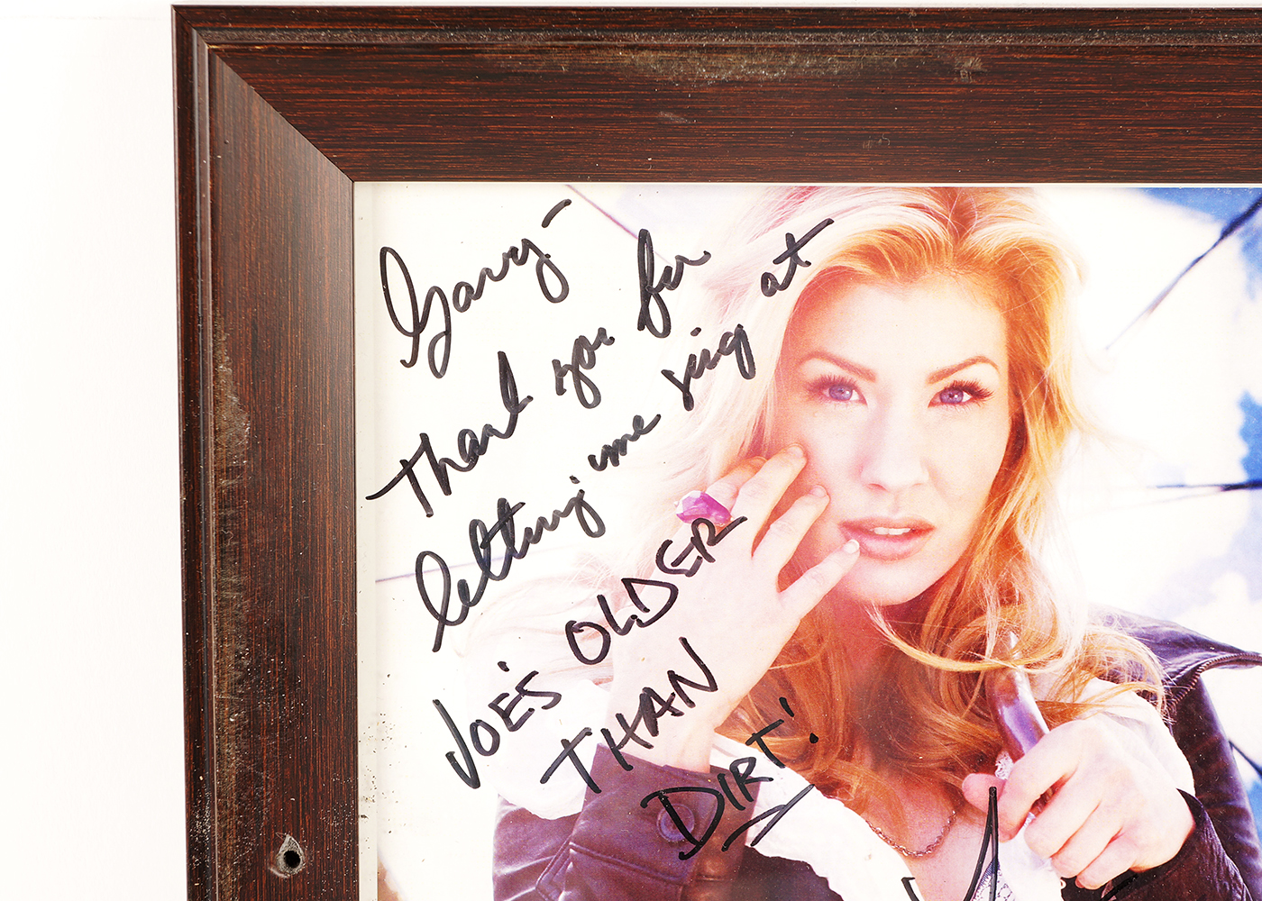 Signed Emily West Framed Promotional Photo