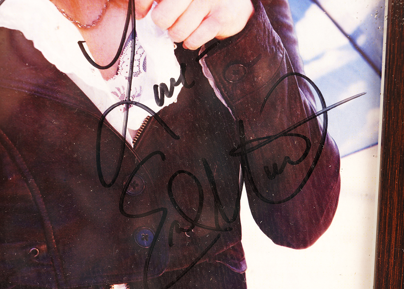 Signed Emily West Framed Promotional Photo