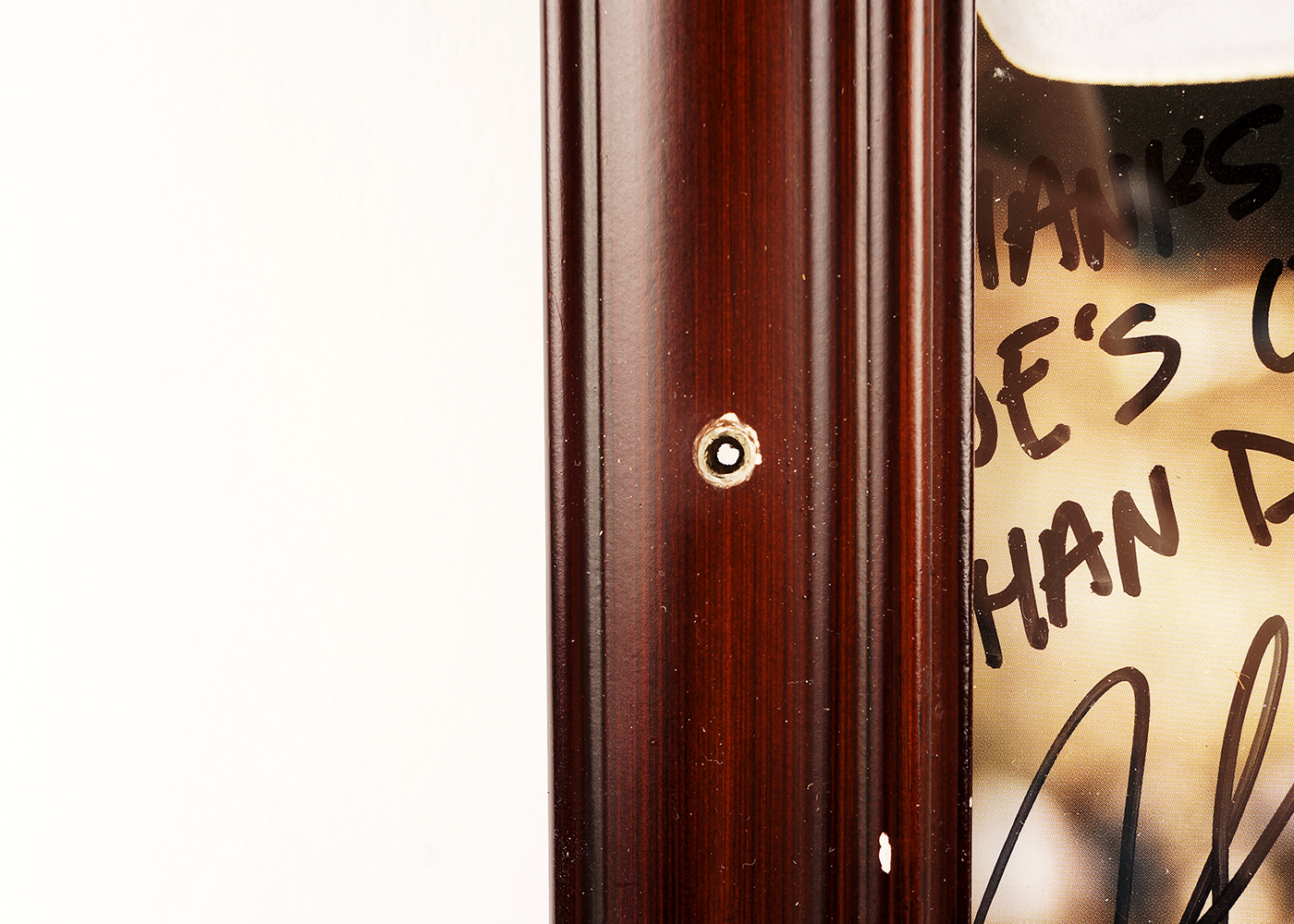 Signed Justin Moore Framed Promotional Photo