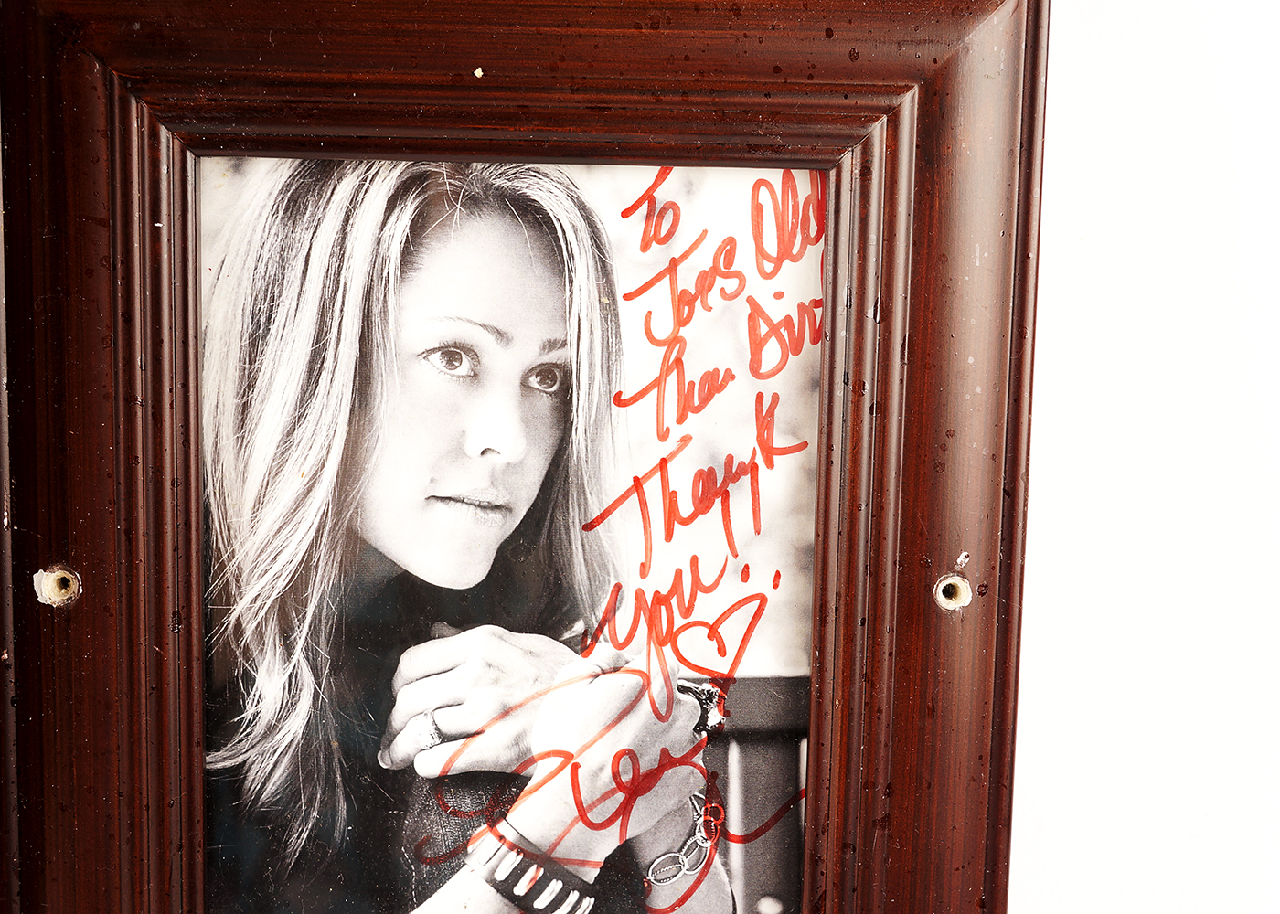 Signed Framed Jeni Carr Promotional Photos