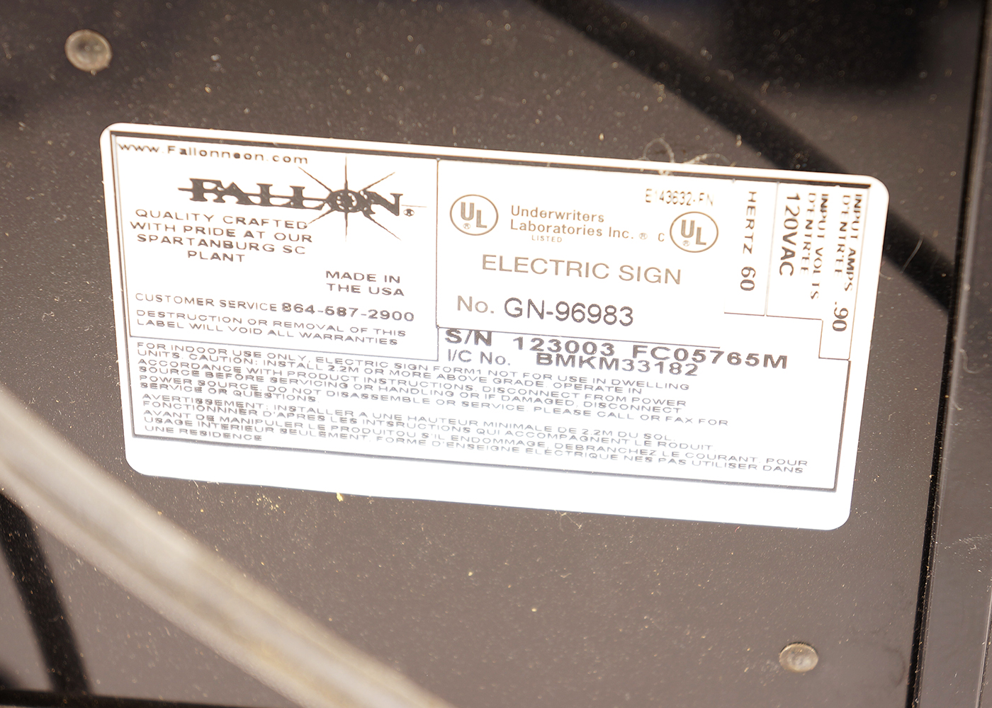 Maker's Mark Neon Sign