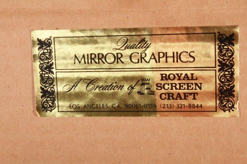 Miller Lite Oak Wood Framed Mirror and Coat Rack