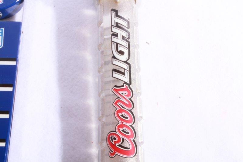 Pair of NFL Bud Light and Coors Light Tap Handles