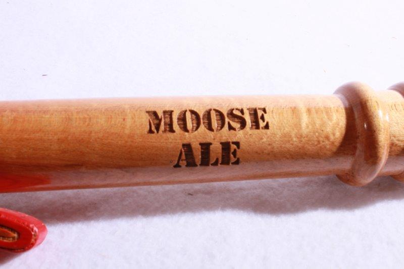 Pair of Joe's Older Than Dirt Moose Ale Tap Handles