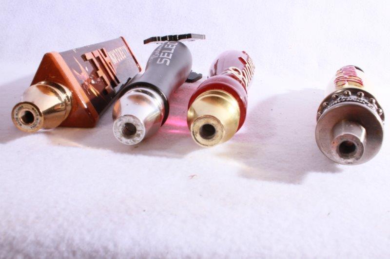 Four Budweiser Tap Handles