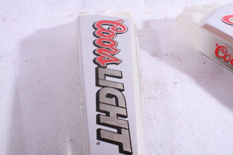 Four Coors Lite Handles