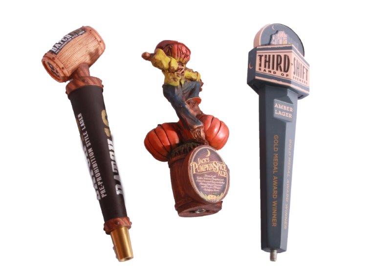 Trio of Beer Tap Handles