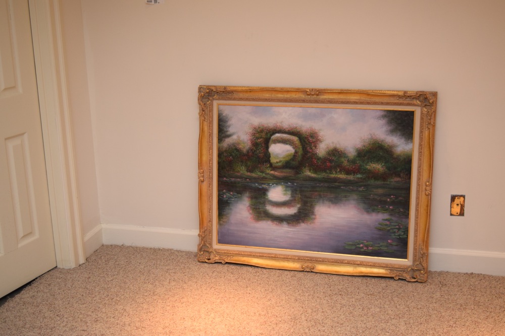 James Fan Original Signed Landscape Oil Painting