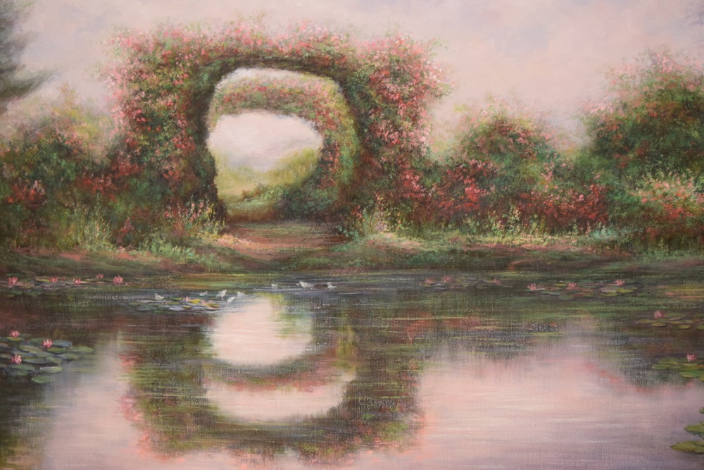 James Fan Original Signed Landscape Oil Painting