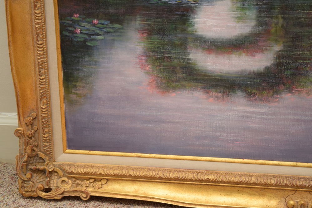 James Fan Original Signed Landscape Oil Painting