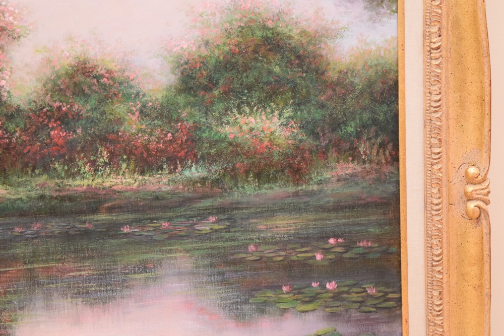 James Fan Original Signed Landscape Oil Painting