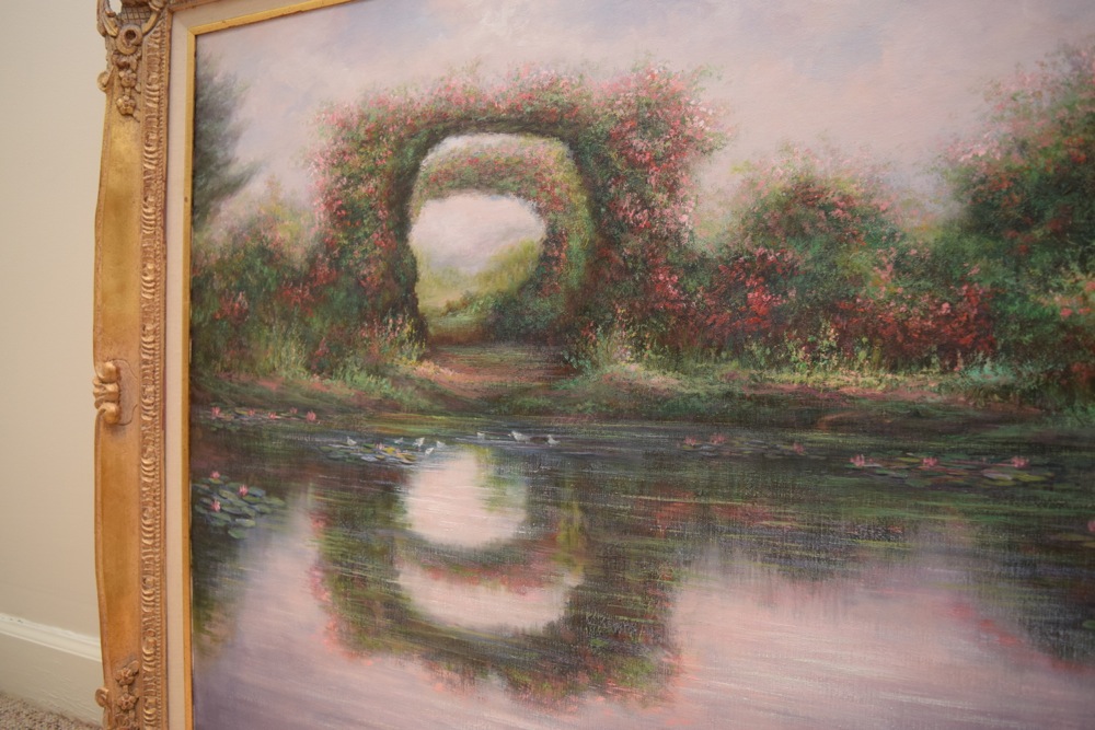 James Fan Original Signed Landscape Oil Painting