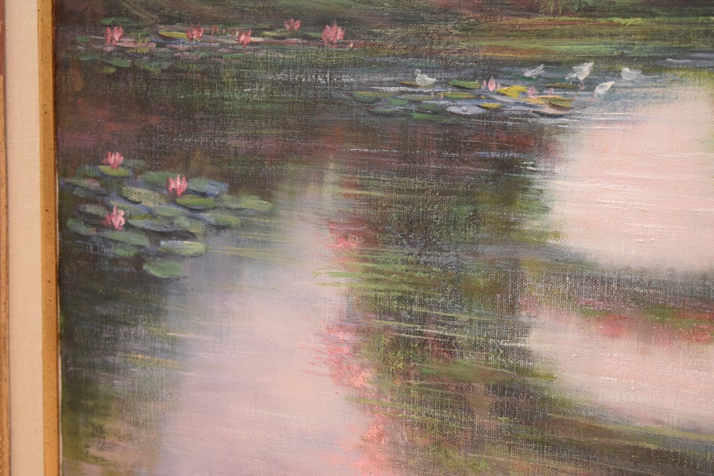 James Fan Original Signed Landscape Oil Painting