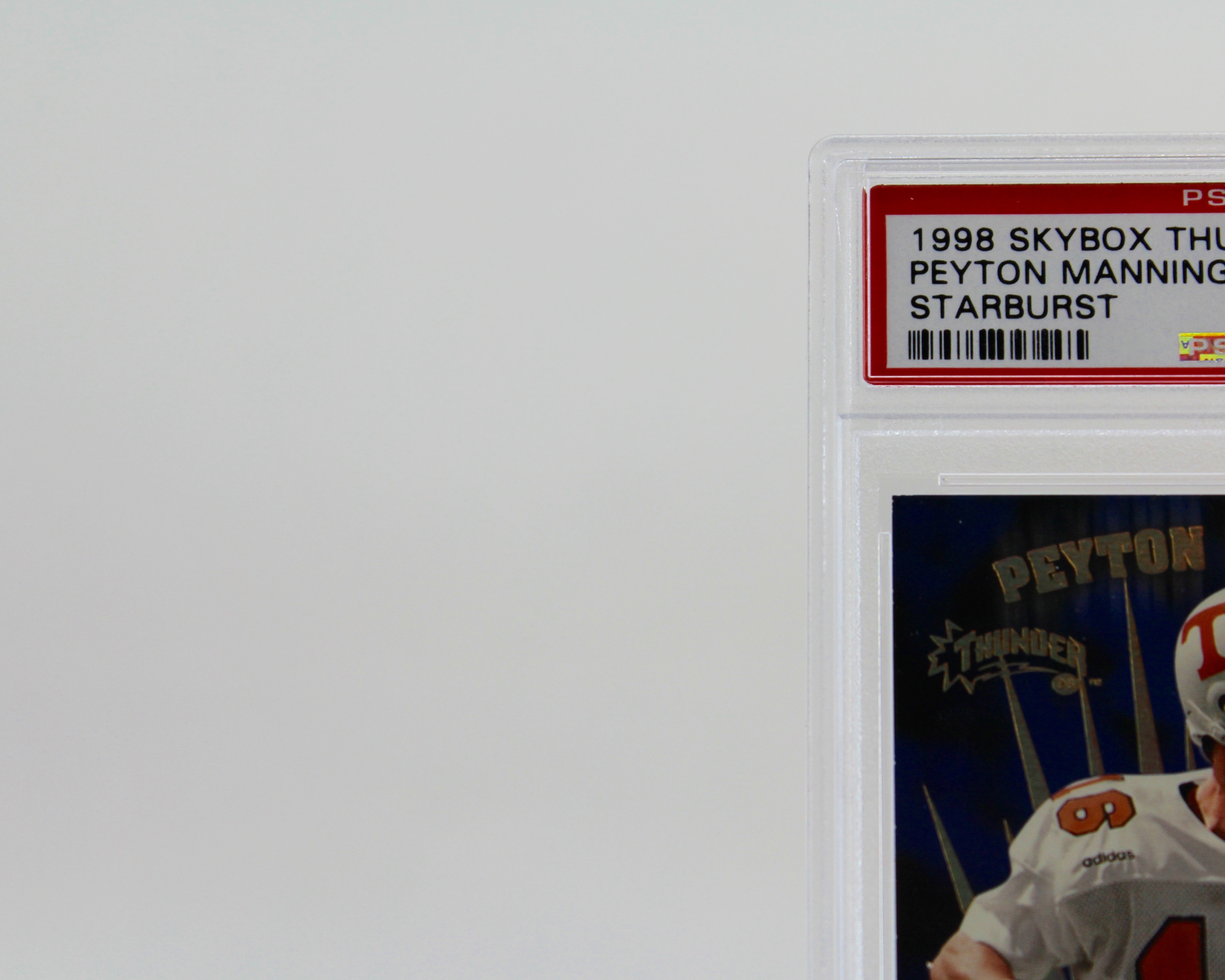 1998 Peyton Manning Skybox Starburst PSA NM #6 Rookie Card