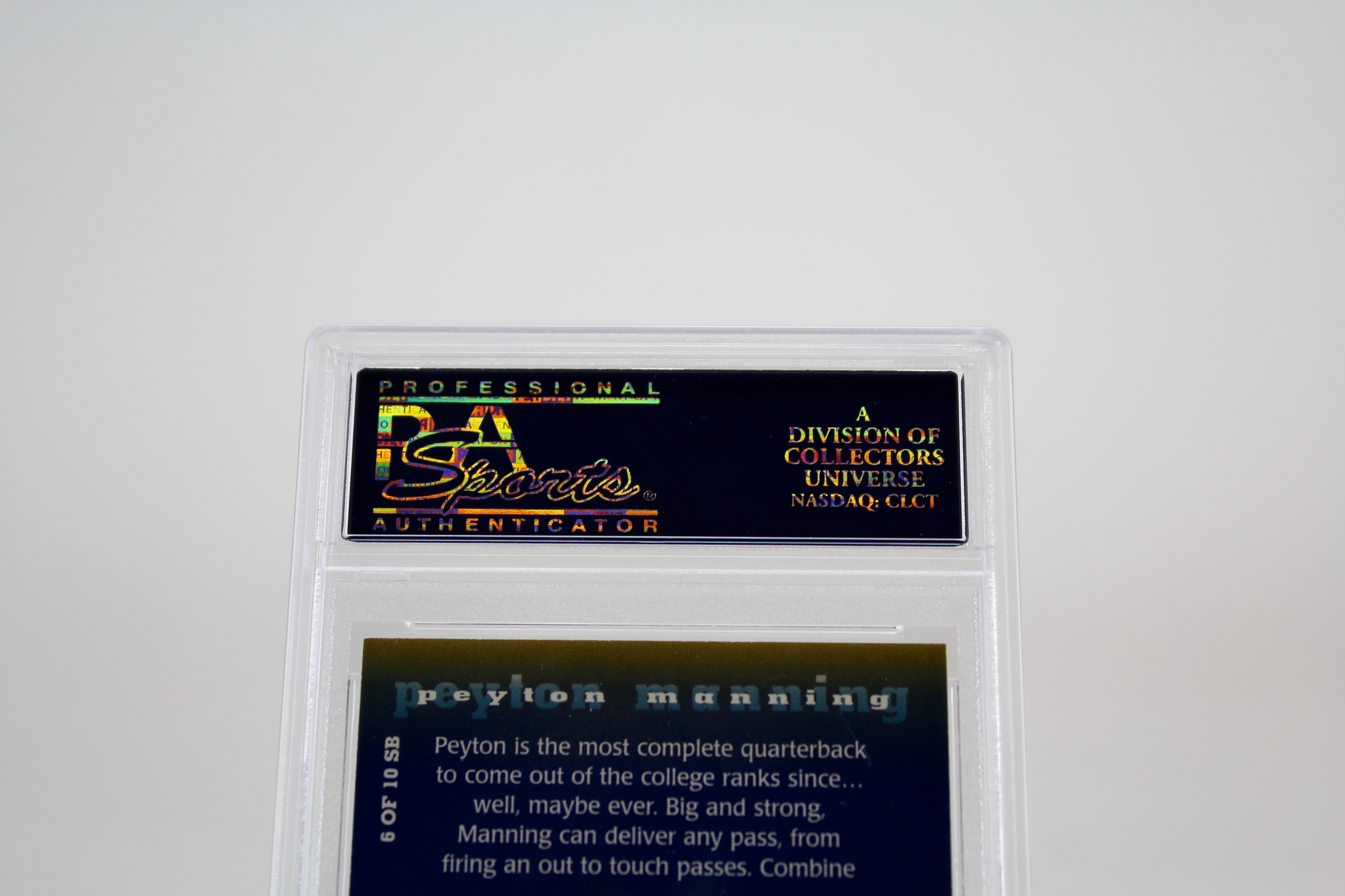 1998 Peyton Manning Skybox Starburst PSA NM #6 Rookie Card