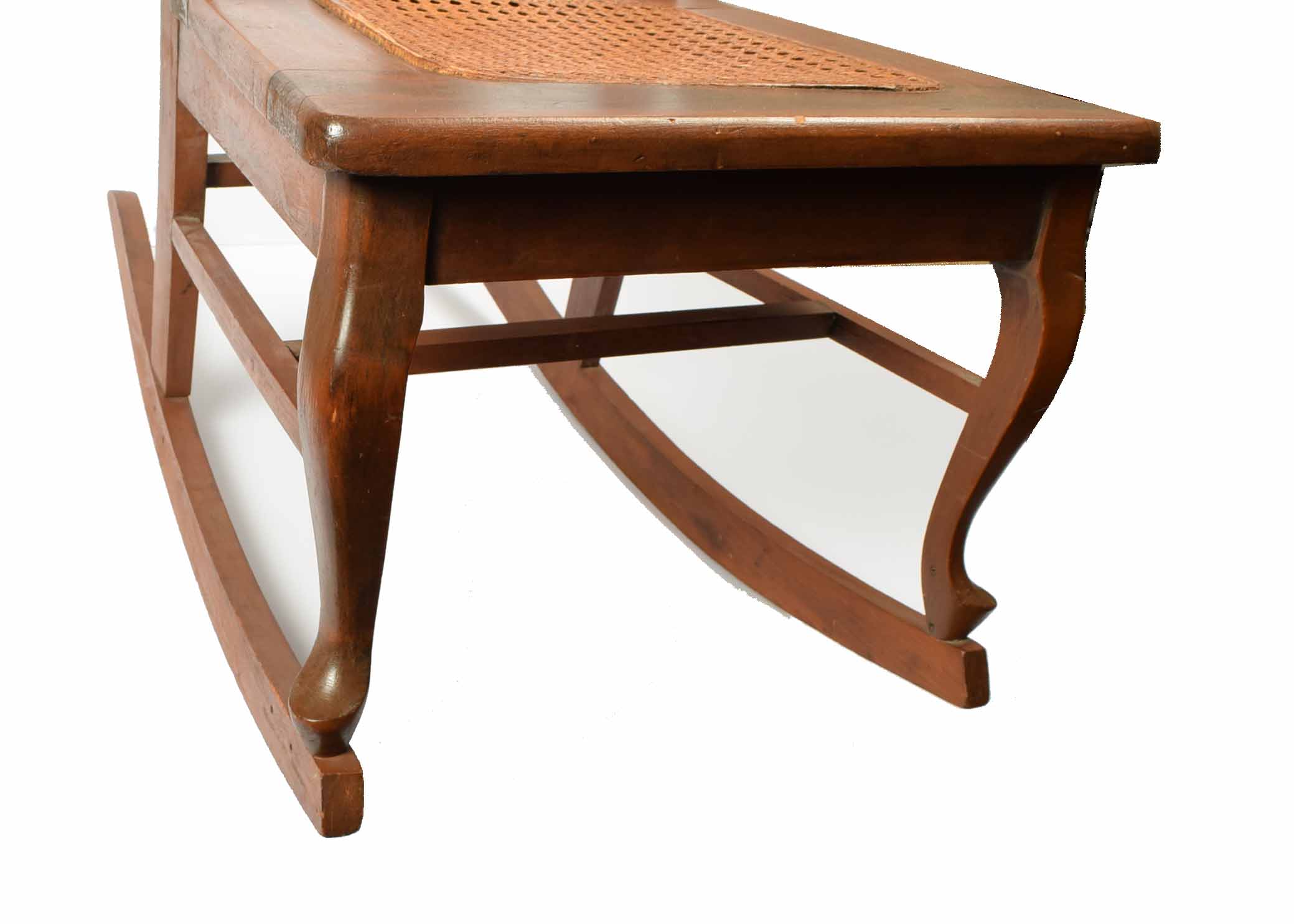 Antique Cane Seat Nursing Rocking Chair