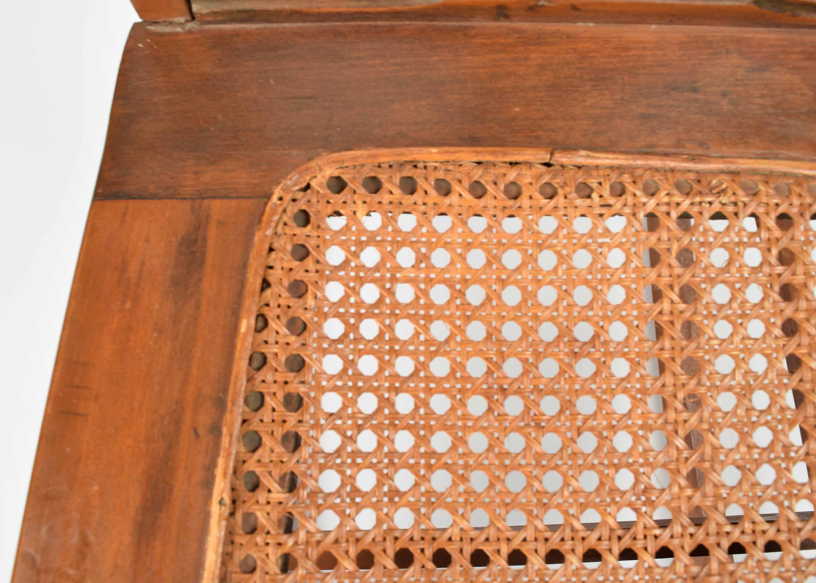 Antique Cane Seat Nursing Rocking Chair