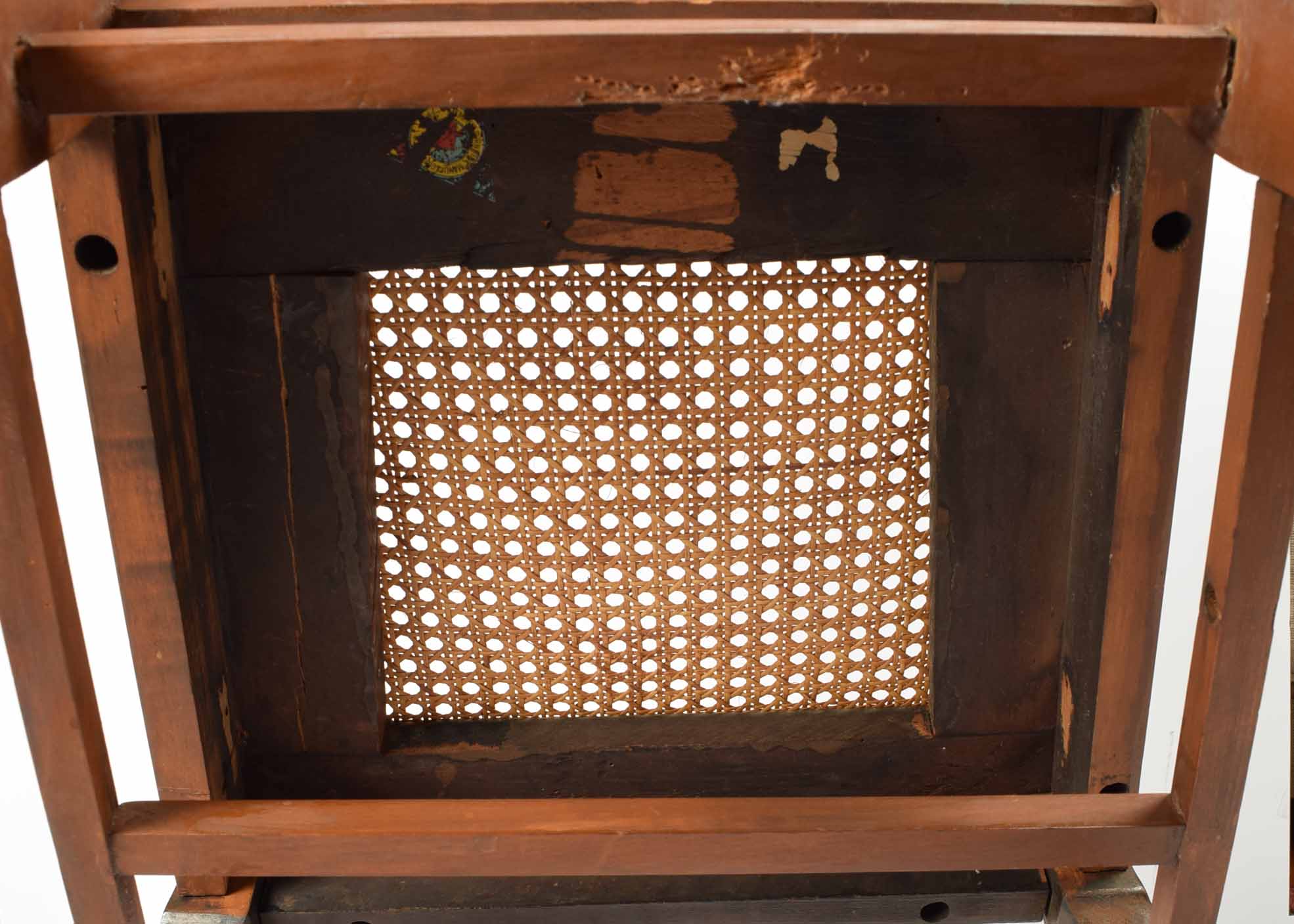 Antique Cane Seat Nursing Rocking Chair