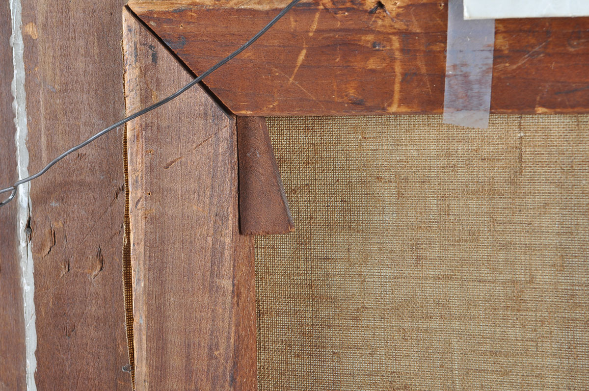 G. Alexo Late 19th-Century Oil Painting on Stretched Canvas