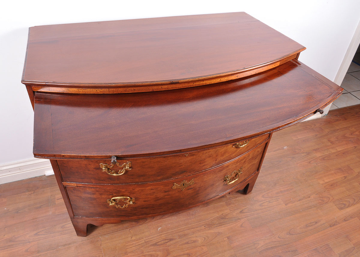 19th Century Bow Front Chest of Drawers