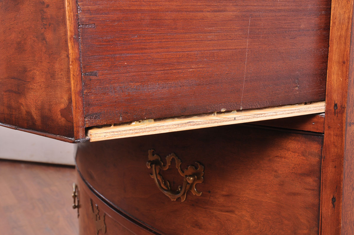 19th Century Bow Front Chest of Drawers