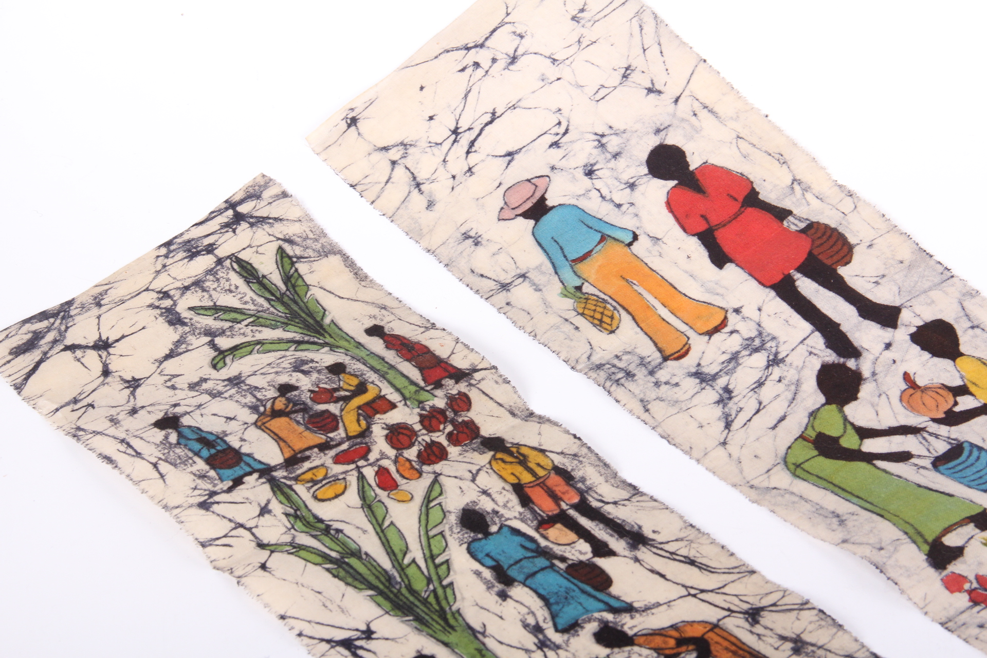 Pair of Ethnic Batik Wall Hangings