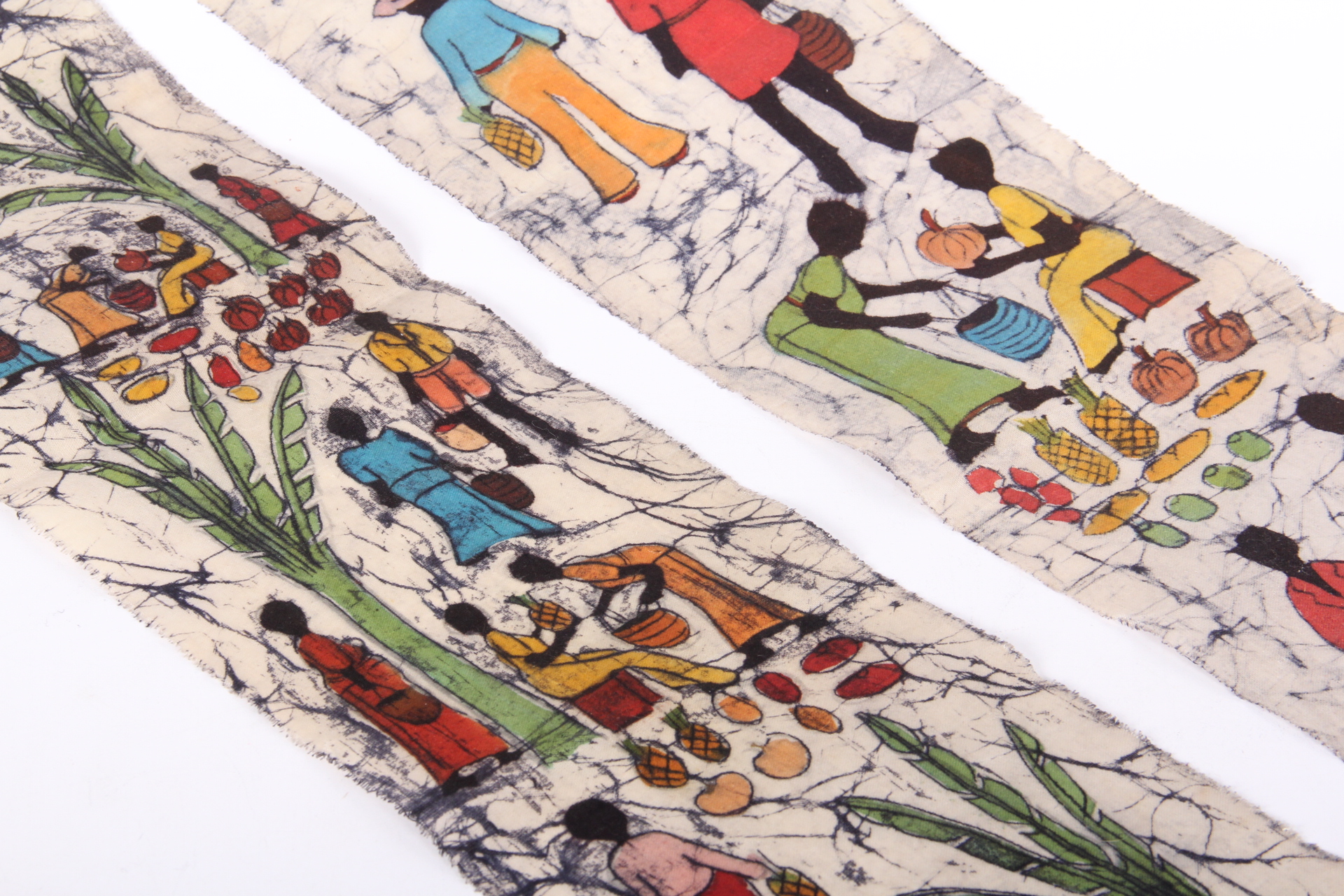 Pair of Ethnic Batik Wall Hangings