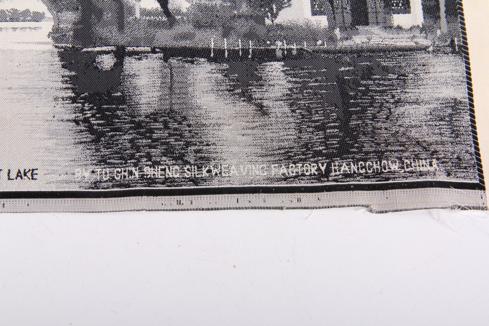 Pair of Chinese Woven Silk Landscapes