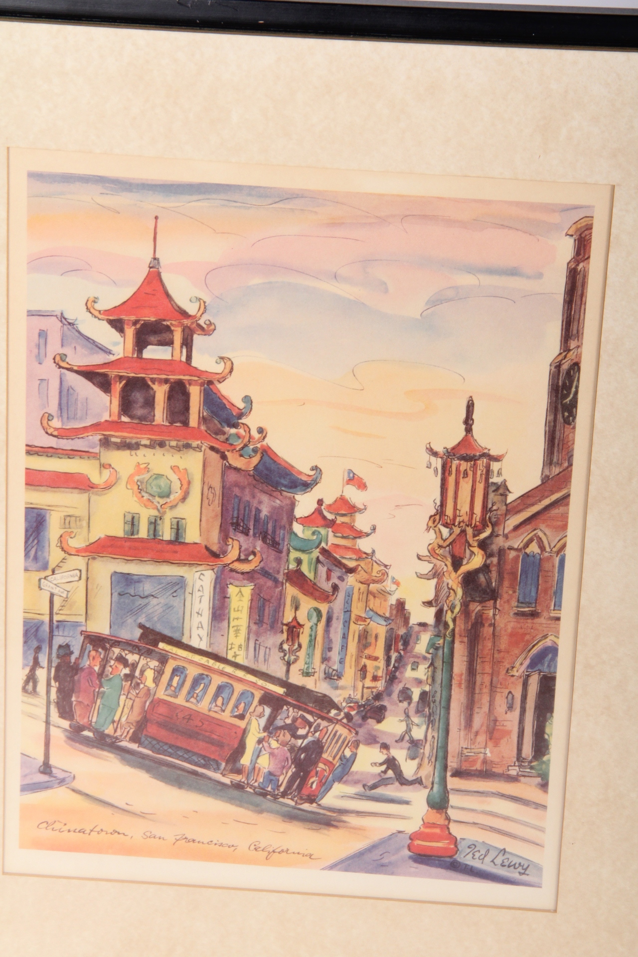 Pair of Ted Lewy Offset Lithographs