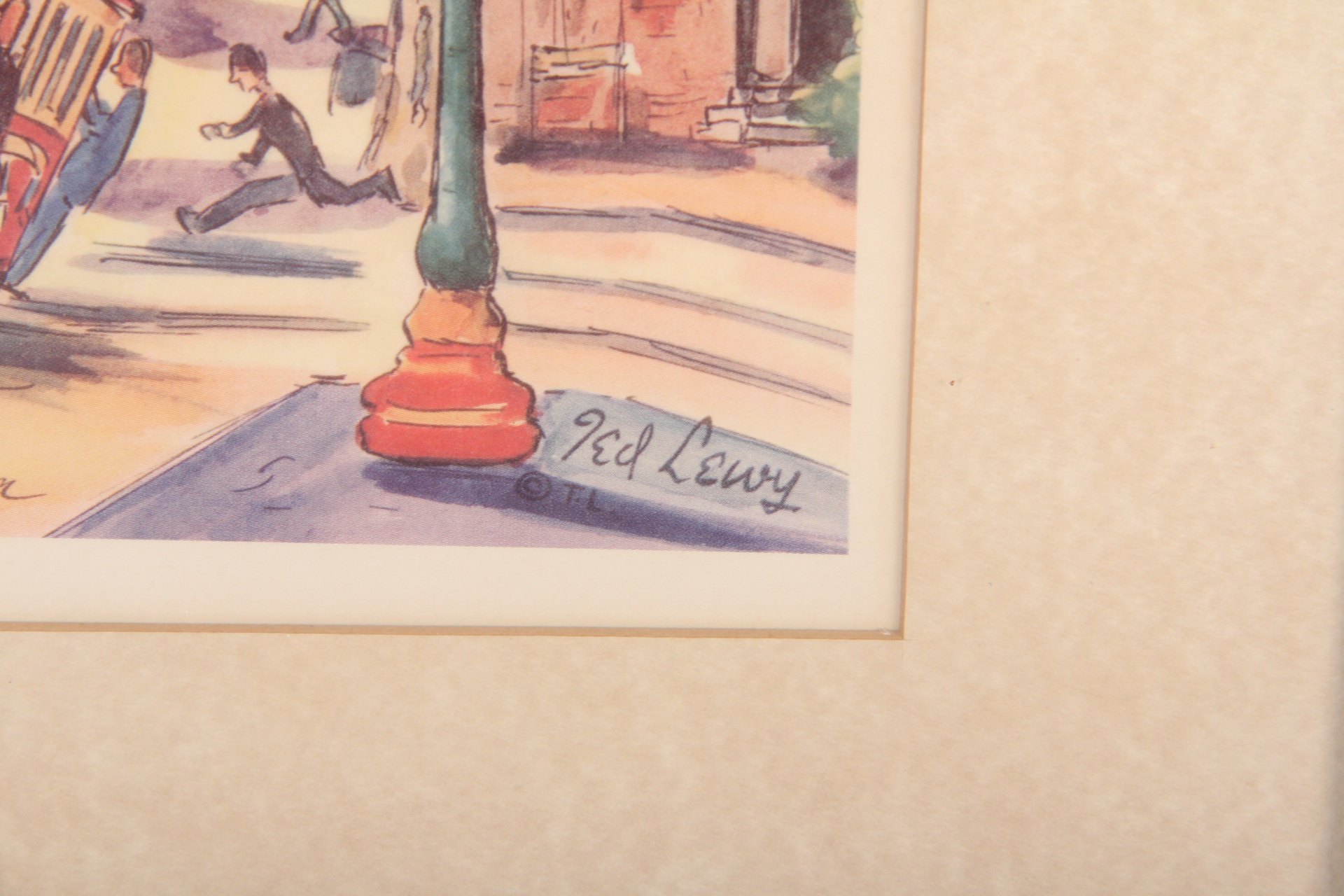 Pair of Ted Lewy Offset Lithographs