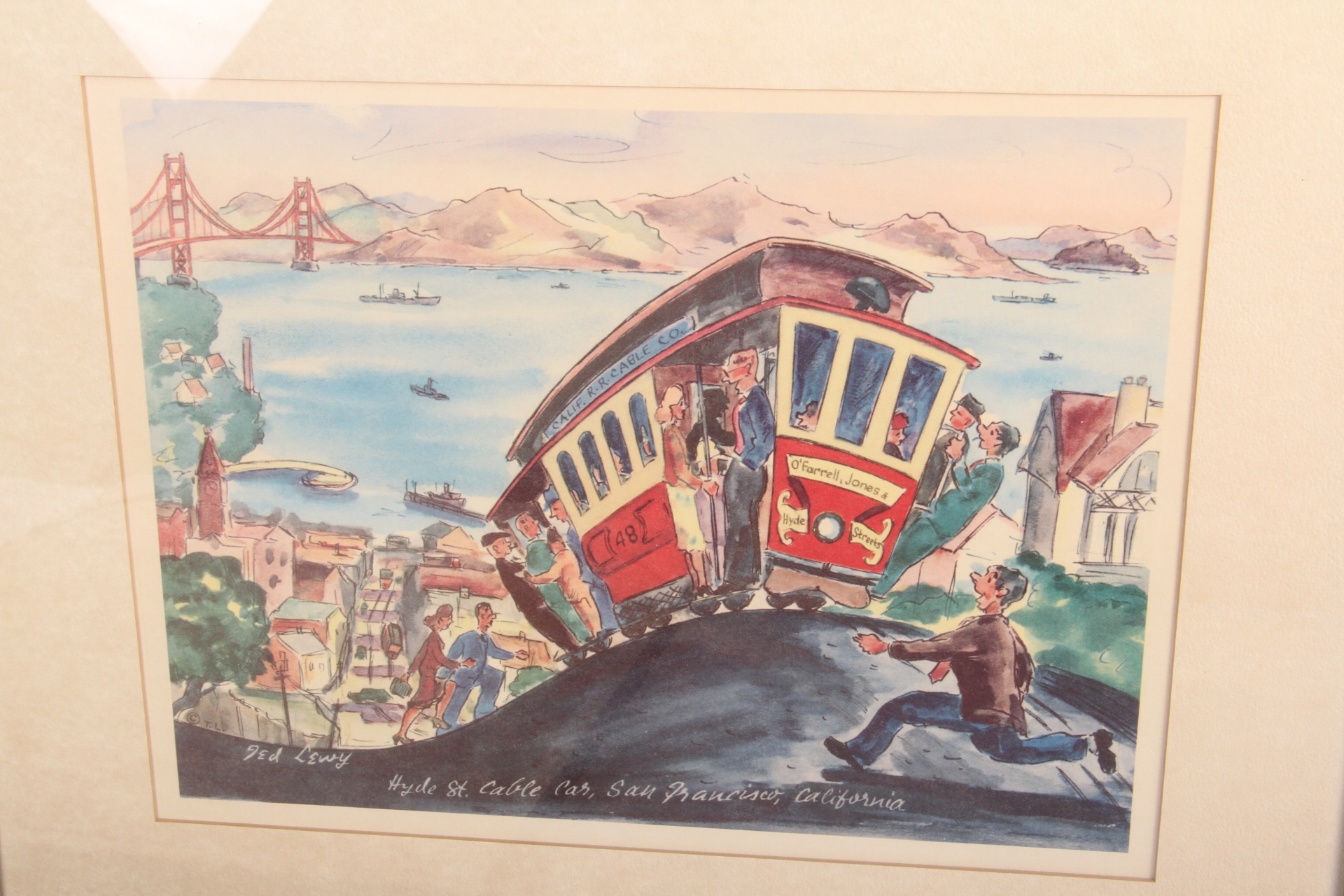 Pair of Ted Lewy Offset Lithographs