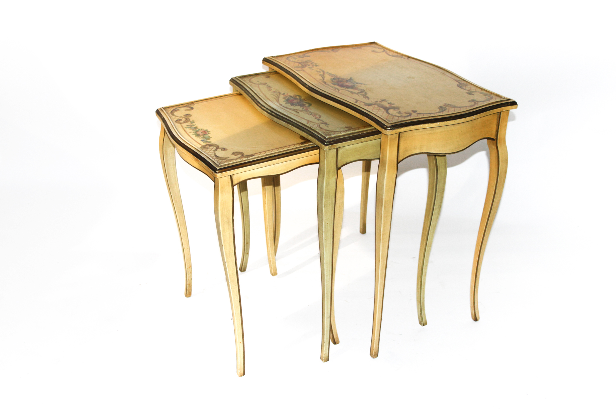 Hand-painted Nesting Tables
