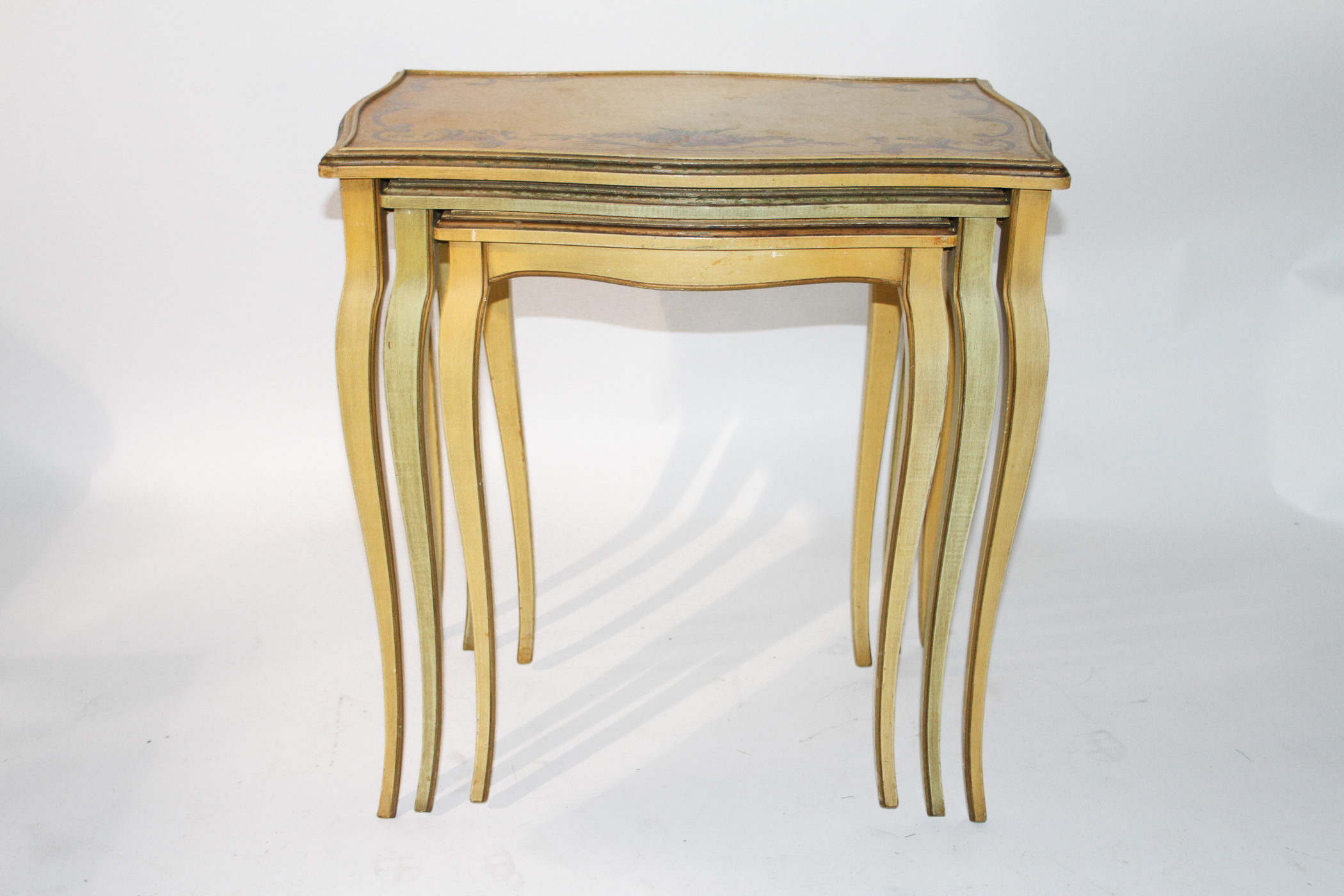 Hand-painted Nesting Tables