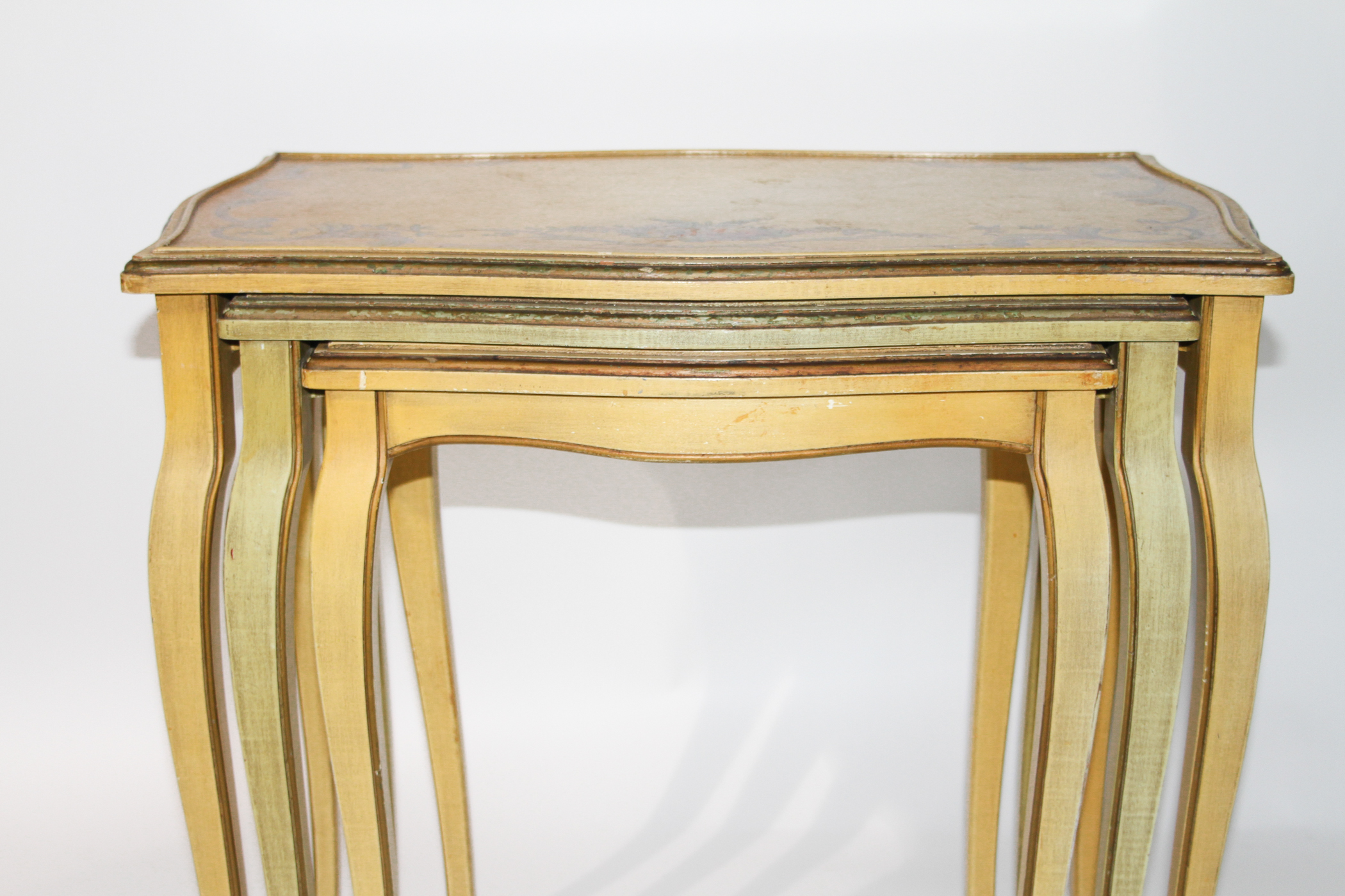 Hand-painted Nesting Tables