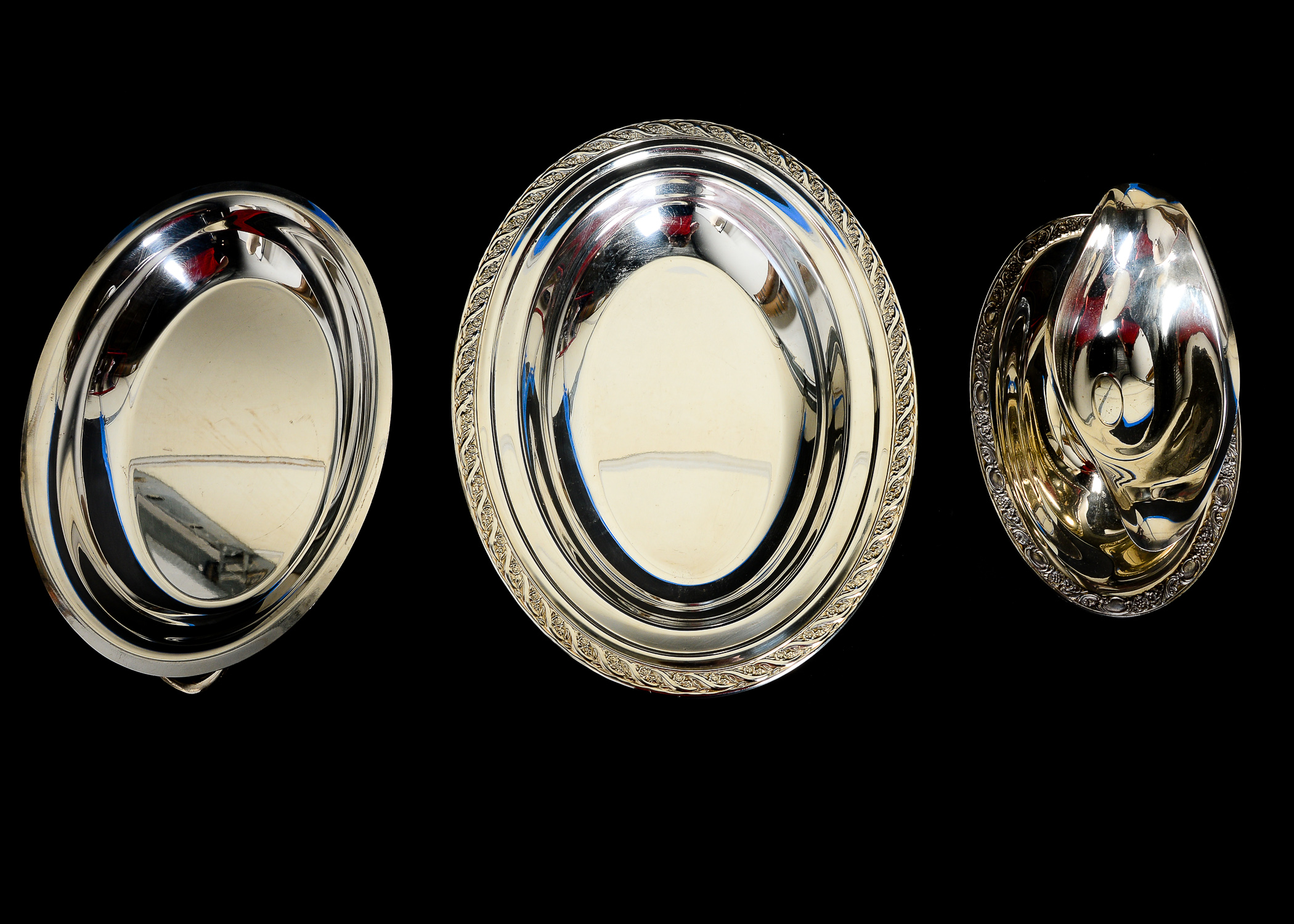 Generous Silver Plate Serving Accessories