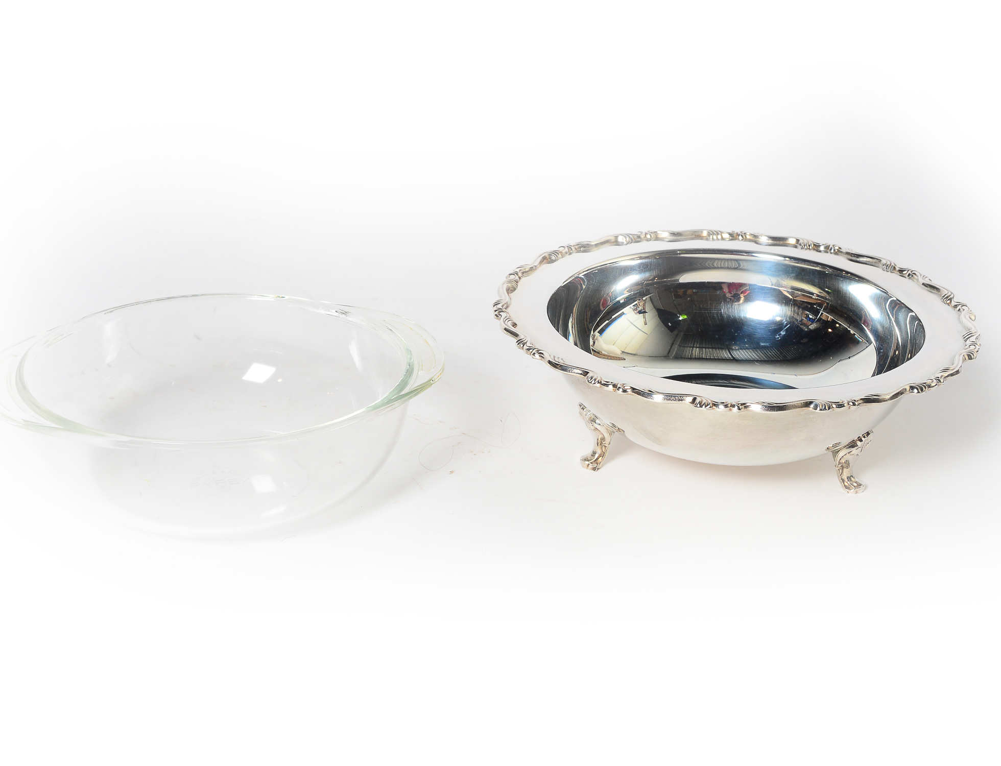 Generous Silver Plate Serving Accessories