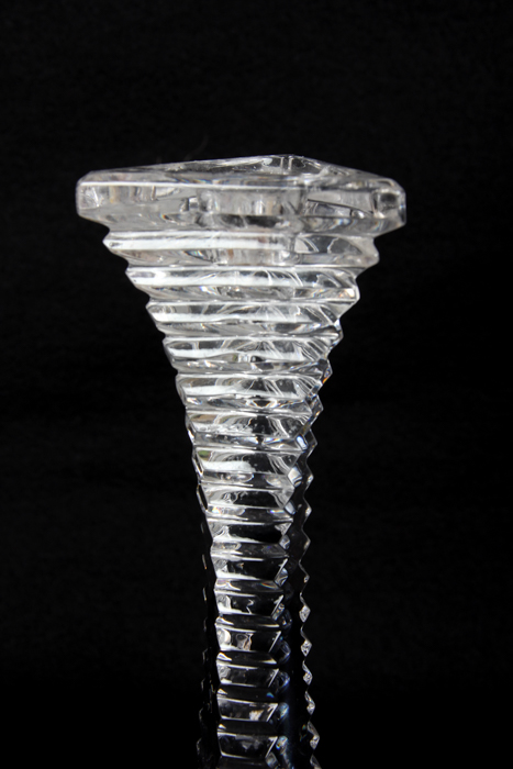 Set of Modern Crystal Candle Holders