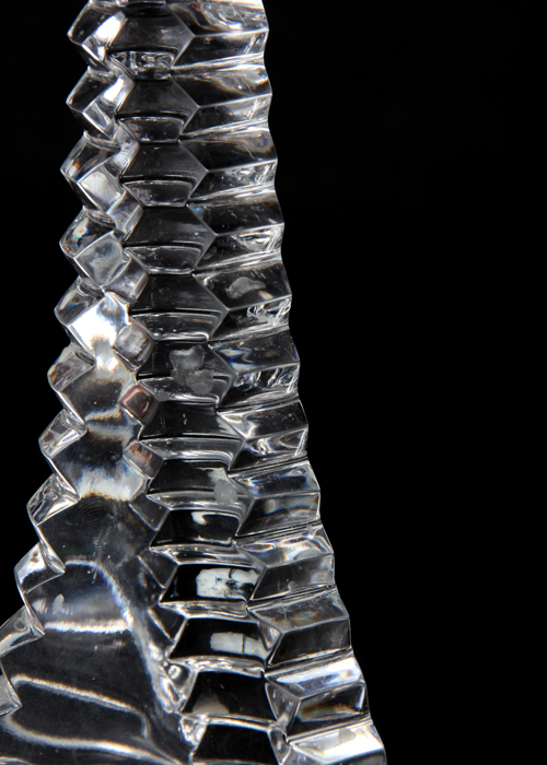 Set of Modern Crystal Candle Holders