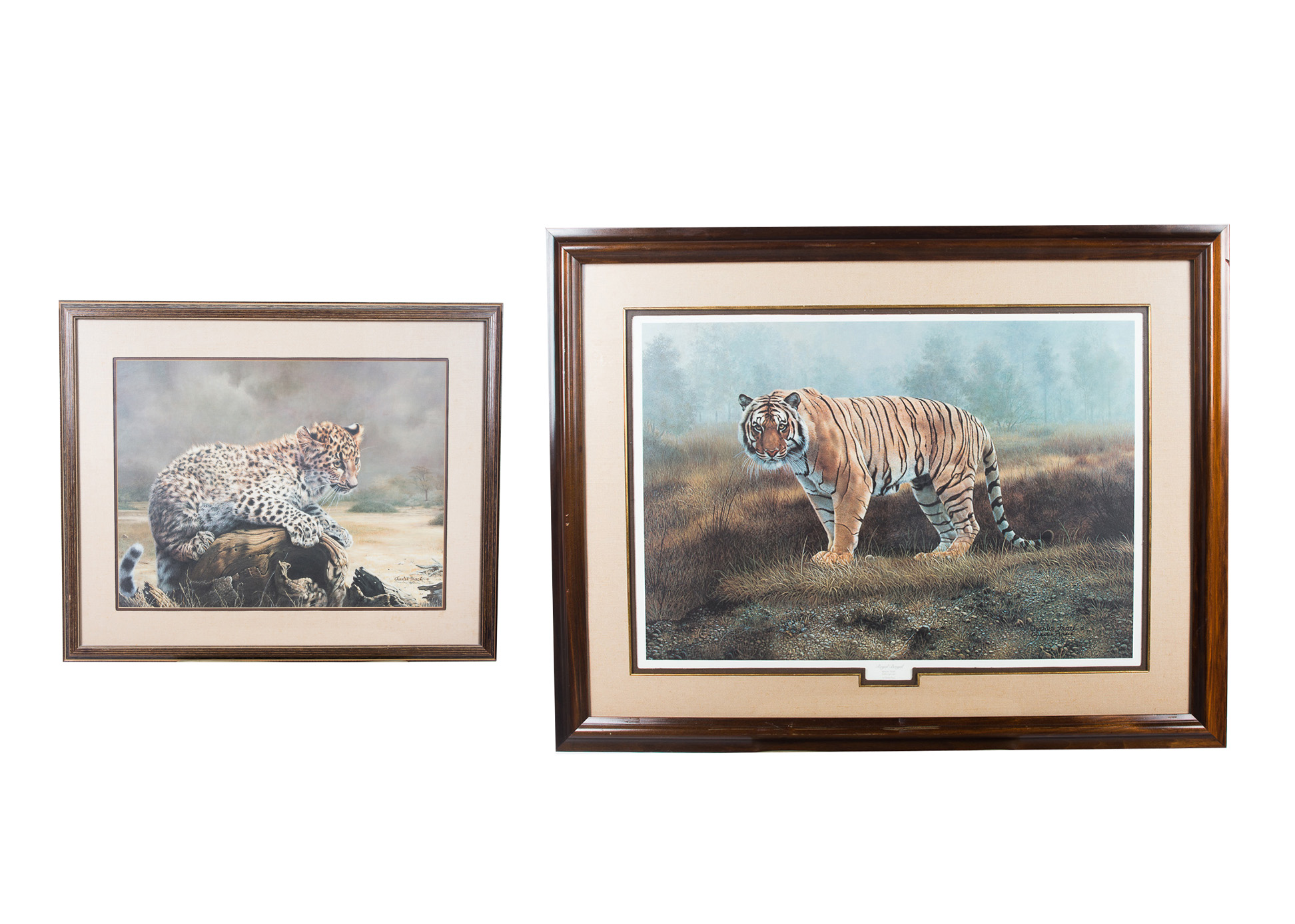 Pair of Signed Charles Frace Lithographs