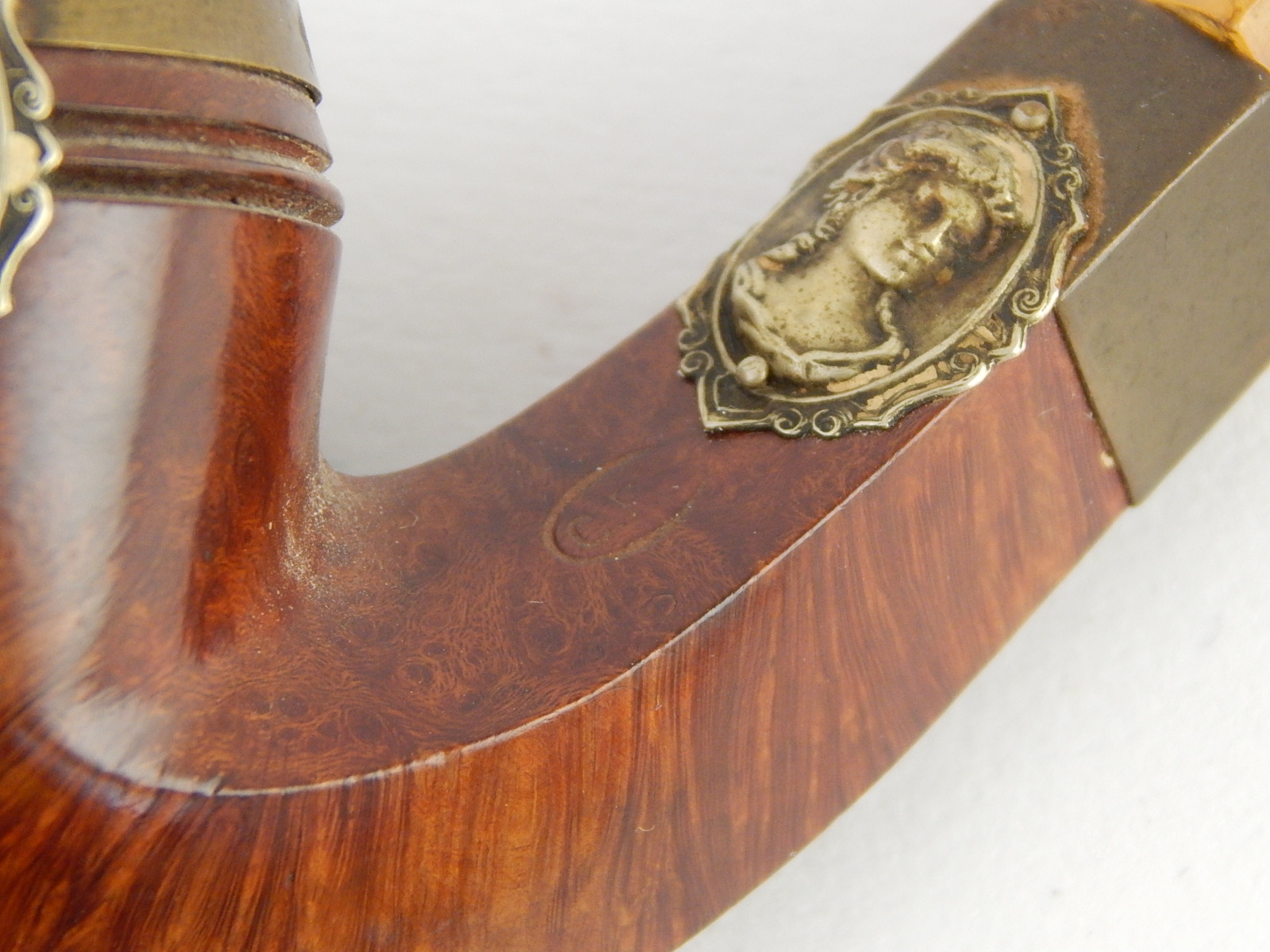 Three Antique Collectible Tobacco Pipes - French Briar