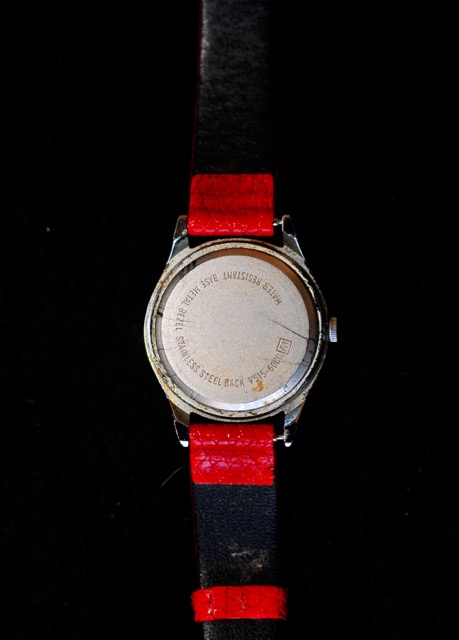 Trio of Mickey Mouse Watches and Original Red Watch Box