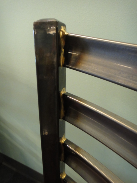 Small Round Cafe Table and Two Chairs Turquoise Corian Top