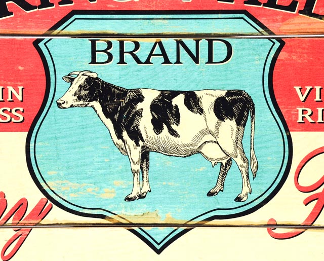 Spring Valley Dairy Farm Sign