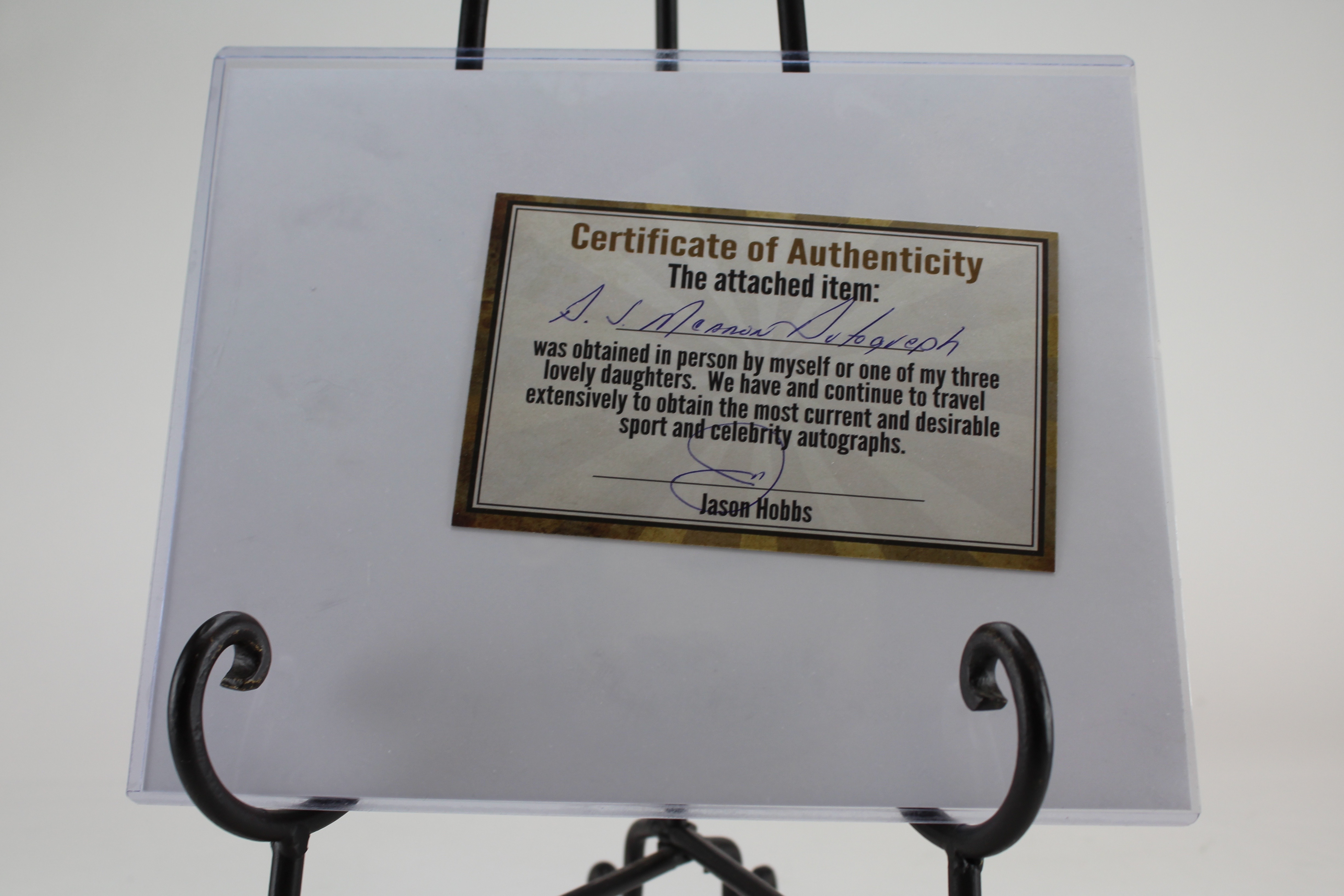 A.J. McCarron Autographed Photo