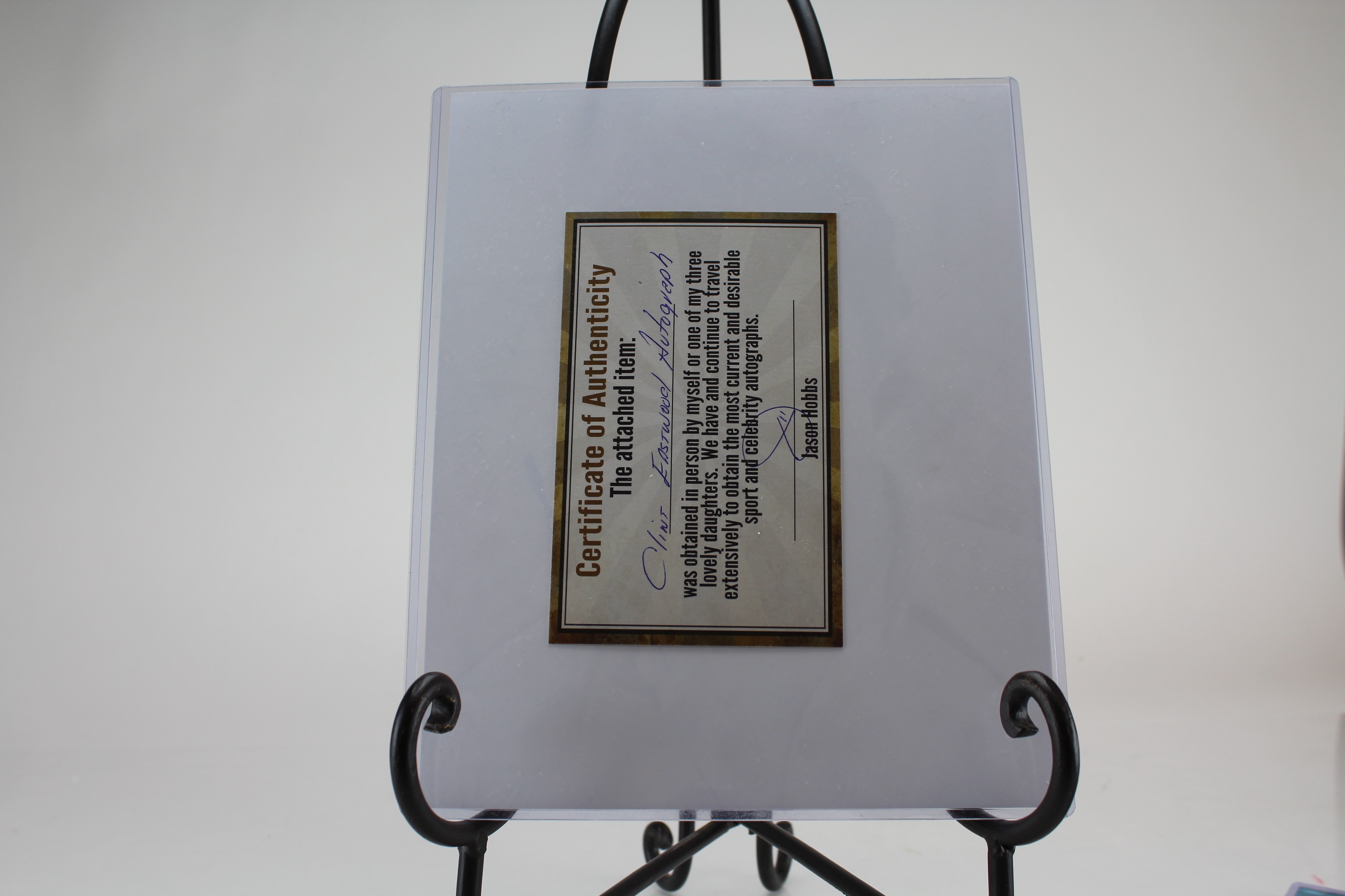 Clint Eastwood Autographed Photo