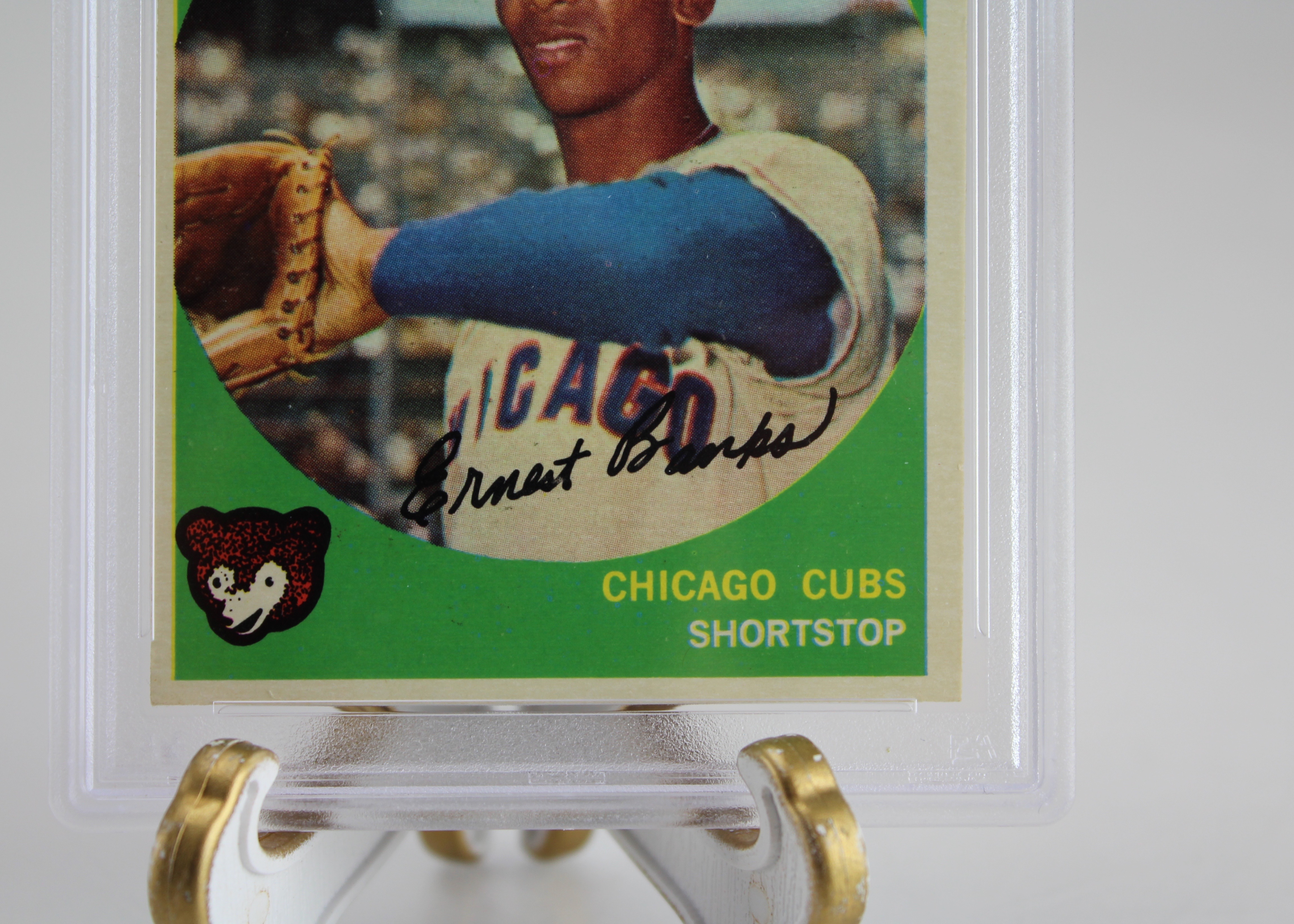 1959 Graded EX-MT Ernie Banks  Topps Baseball Card