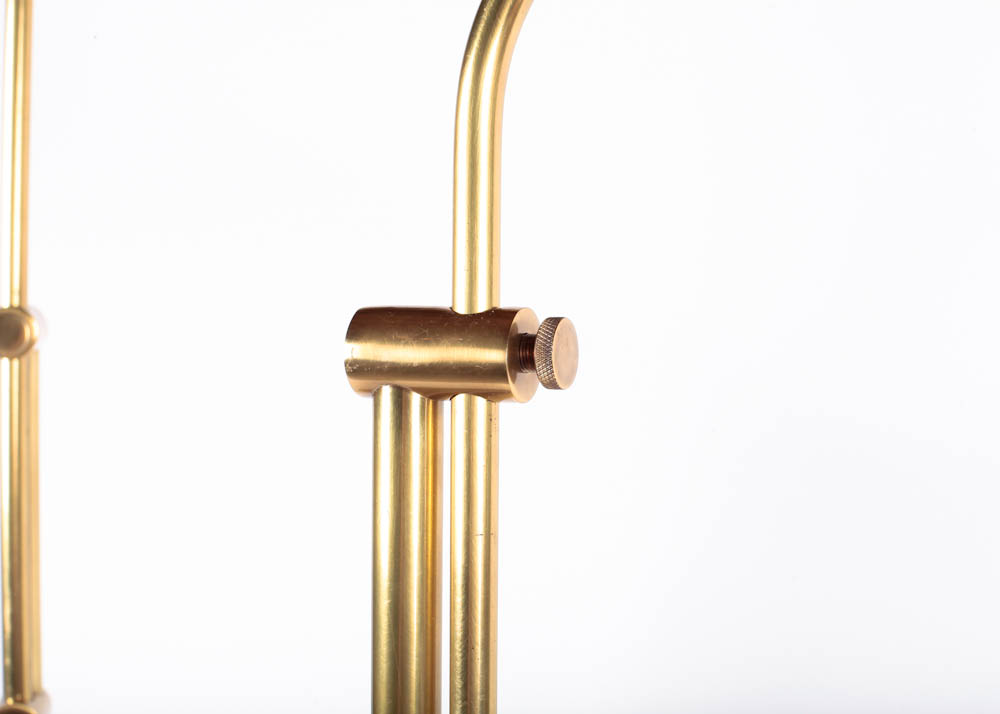 Pair of Frederick Cooper Pharmacy Lamps in Brass