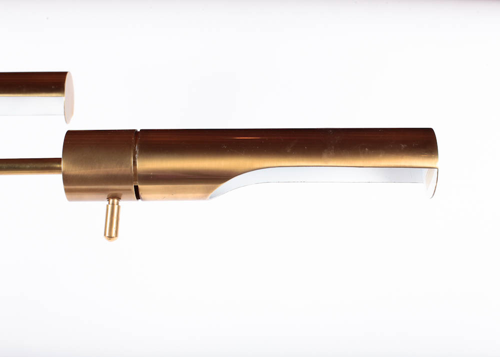 Pair of Frederick Cooper Pharmacy Lamps in Brass