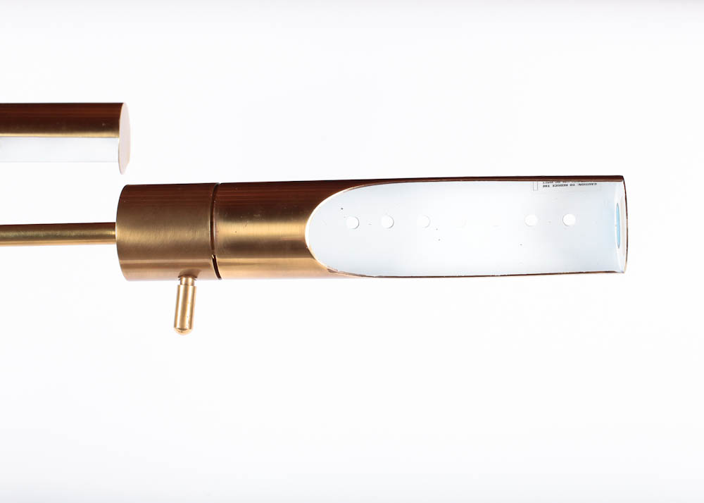 Pair of Frederick Cooper Pharmacy Lamps in Brass