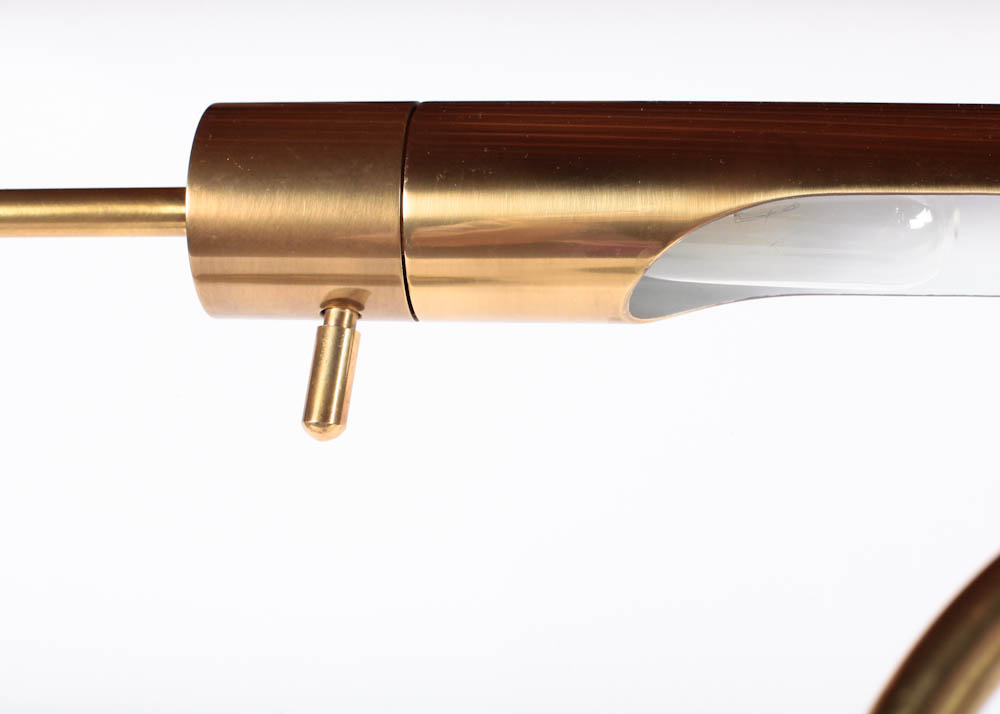 Pair of Frederick Cooper Pharmacy Lamps in Brass